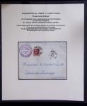37 lettres, cartes postales et documents concernant