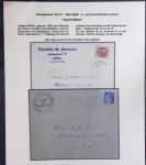 37 lettres, cartes postales et documents concernant