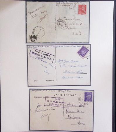 Les camps d'internement : 87 plis et documents dont