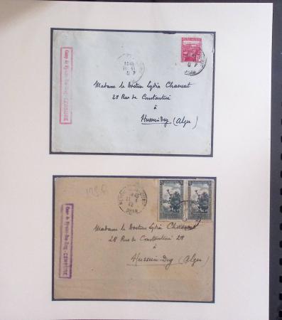 Les camps d'internement : 87 plis et documents dont