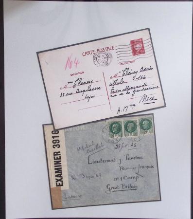 Les camps d'internement : 87 plis et documents dont