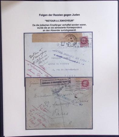 Les camps d'internement : 87 plis et documents dont