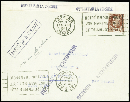 Les camps d'internement : 87 plis et documents dont