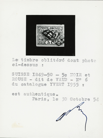 Waadt 5C, farbfrisch und ringsum gut gerandet, mit