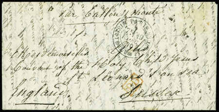 LE GENERAL CHANZY Lettre par ballon monté pour Sussex,