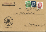 1934-44, Sammlung Dienstmarken '3.Reich' und POL Lochungen