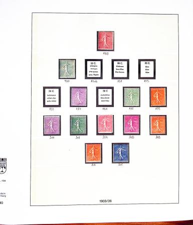 1950-2007, Collection en 8 albums Lindner, neuf à partir