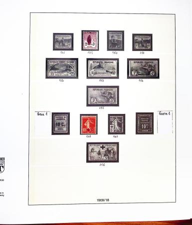 1950-2007, Collection en 8 albums Lindner, neuf à partir