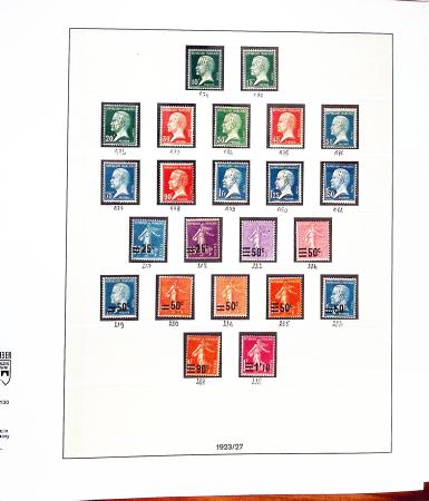 1950-2007, Collection en 8 albums Lindner, neuf à partir
