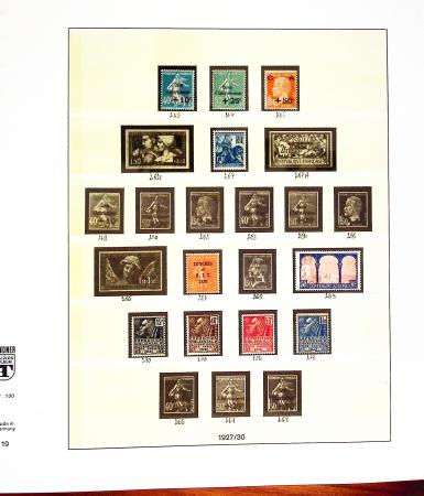 1950-2007, Collection en 8 albums Lindner, neuf à partir