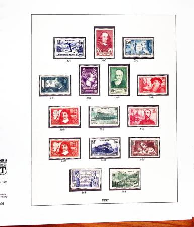 1950-2007, Collection en 8 albums Lindner, neuf à partir