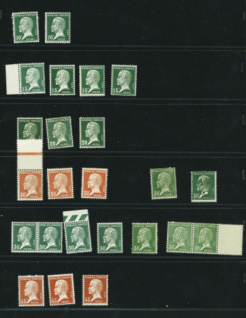 1900-2012, Lot varié avec Merson neufs, roulettes Semeuse