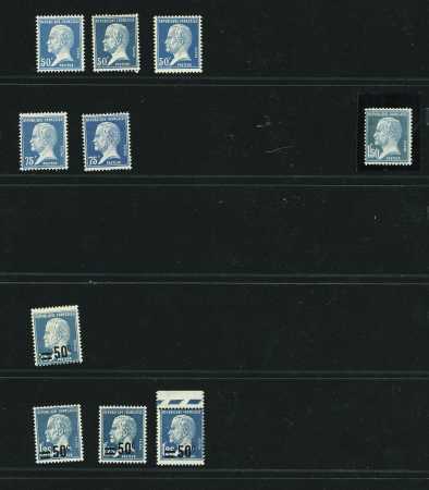 1900-2012, Lot varié avec Merson neufs, roulettes Semeuse