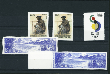 1900-2012, Lot varié avec Merson neufs, roulettes Semeuse
