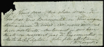 UNIQUE Papillon de Metz pour la POLOGNELettre datée