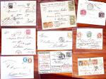 1855-1900, Sympathique lot de lettres classiques dont