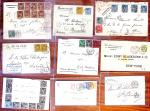 1855-1900, Sympathique lot de lettres classiques dont