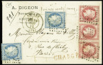 1855-1900, Sympathique lot de lettres classiques dont