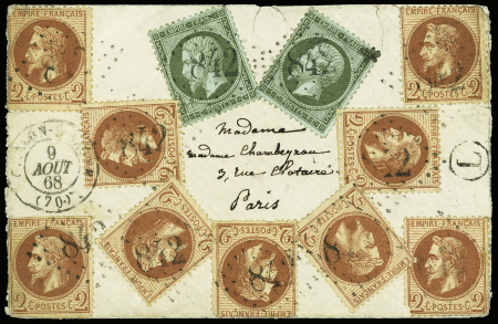 1855-1900, Sympathique lot de lettres classiques dont