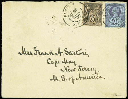 1855-1900, Sympathique lot de lettres classiques dont