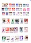 1900-2000, Collection en 6 classeurs, en neuf, certains
