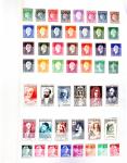 1900-2000, Collection en 6 classeurs, en neuf, certains