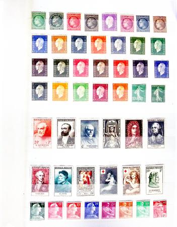 1900-2000, Collection en 6 classeurs, en neuf, certains