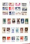 1900-2000, Collection en 6 classeurs, en neuf, certains