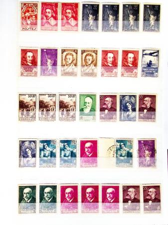 1900-2000, Collection en 6 classeurs, en neuf, certains