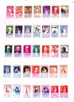 1900-2000, Collection en 6 classeurs, en neuf, certains