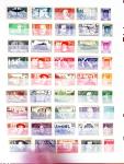 1900-2000, Collection en 6 classeurs, en neuf, certains