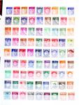 1900-2000, Collection en 6 classeurs, en neuf, certains