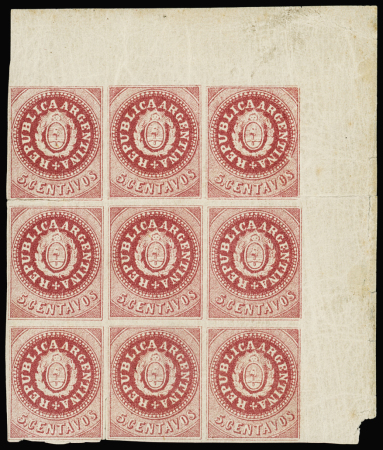 LARGEST KNOWN MULTIPLE1864 Seal of the Republic, third