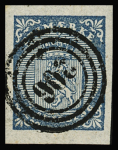 1855 Two used number one's with respectively a 12-bar