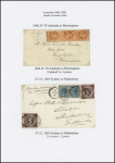 1850-98 POSTAL HISTORY Exhibition collection of 46