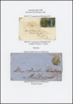 1850-98 POSTAL HISTORY Exhibition collection of 46