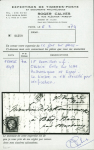 Exceptionnel 1 franc vermillon pour BADEN-BADENLettrecert.