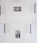 N°355 et 357 à 361 (série courante de 1955) en épreuve