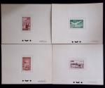 POSTE AERIENNE N°85/88 (série des vues) en deux séries