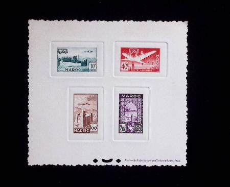 POSTE AERIENNE N°85/88 (série des vues) en deux séries