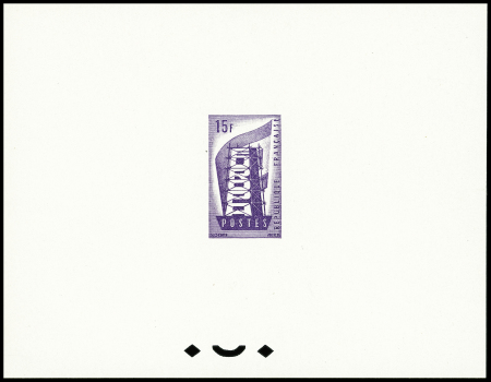 n°1076 Epreuve d'artiste et d'atelier du 15F non emis
