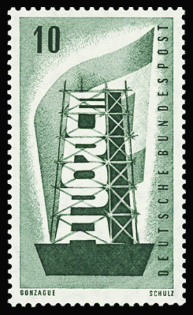 ALLEMAGNE n°241z, Timbre exceptionnel d'Europa Allemagne