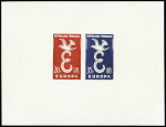 N°1173/74 Bloc spécial des timbres Europa 1958, NON