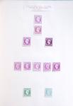 1849-1863, Collection de 70 ESSAIS sur pages d'albums