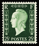 N°701A/F Marianne de Dulac série non-émise, neuf **,