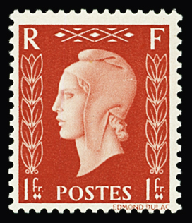 N°701A/F Marianne de Dulac série non-émise, neuf **,
