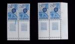 N°1521/22 Lot Europa France 1967, avec la paire en