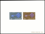 ANDORRE n°188/89 Europa 1968, Lot avec la paire en