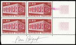 N°1521/22 Lot Europa France 1969, avec la paire d'épreuve