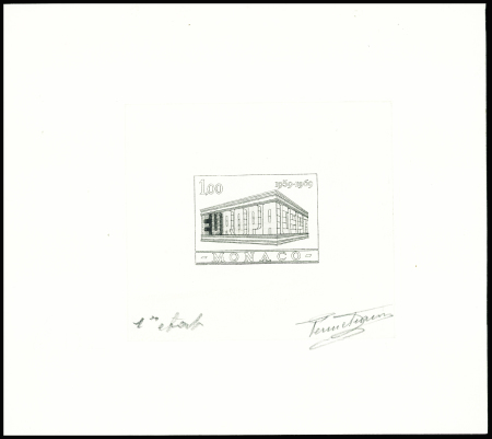 MONACO n°789/90, Europa Monaco 1969 avec une superbe